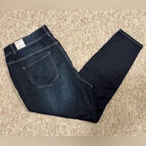 NWT Lane Bryant Dark Blue Tighter Tummy Technology Skinny Jeans Size 26